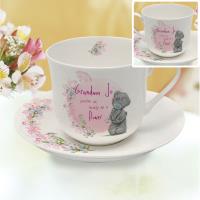 Personalised Me to You Lovely As A Flower Cup & Saucer Extra Image 1 Preview